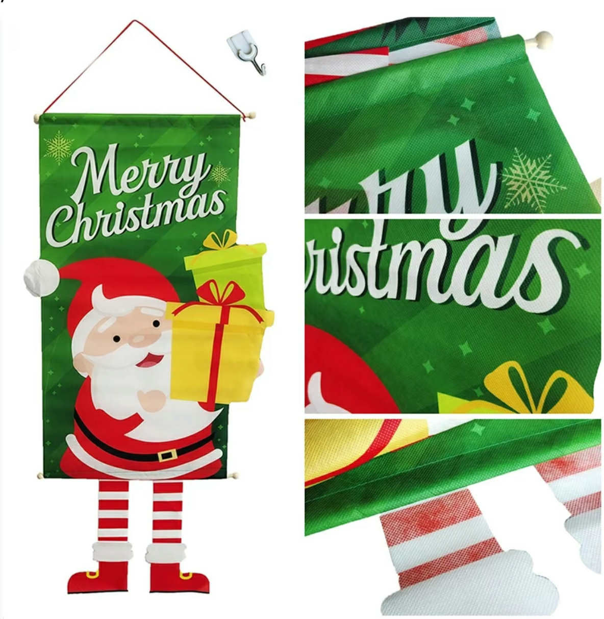Christmas Hanging Flag/Banner - Christmas Decorations & Ornaments