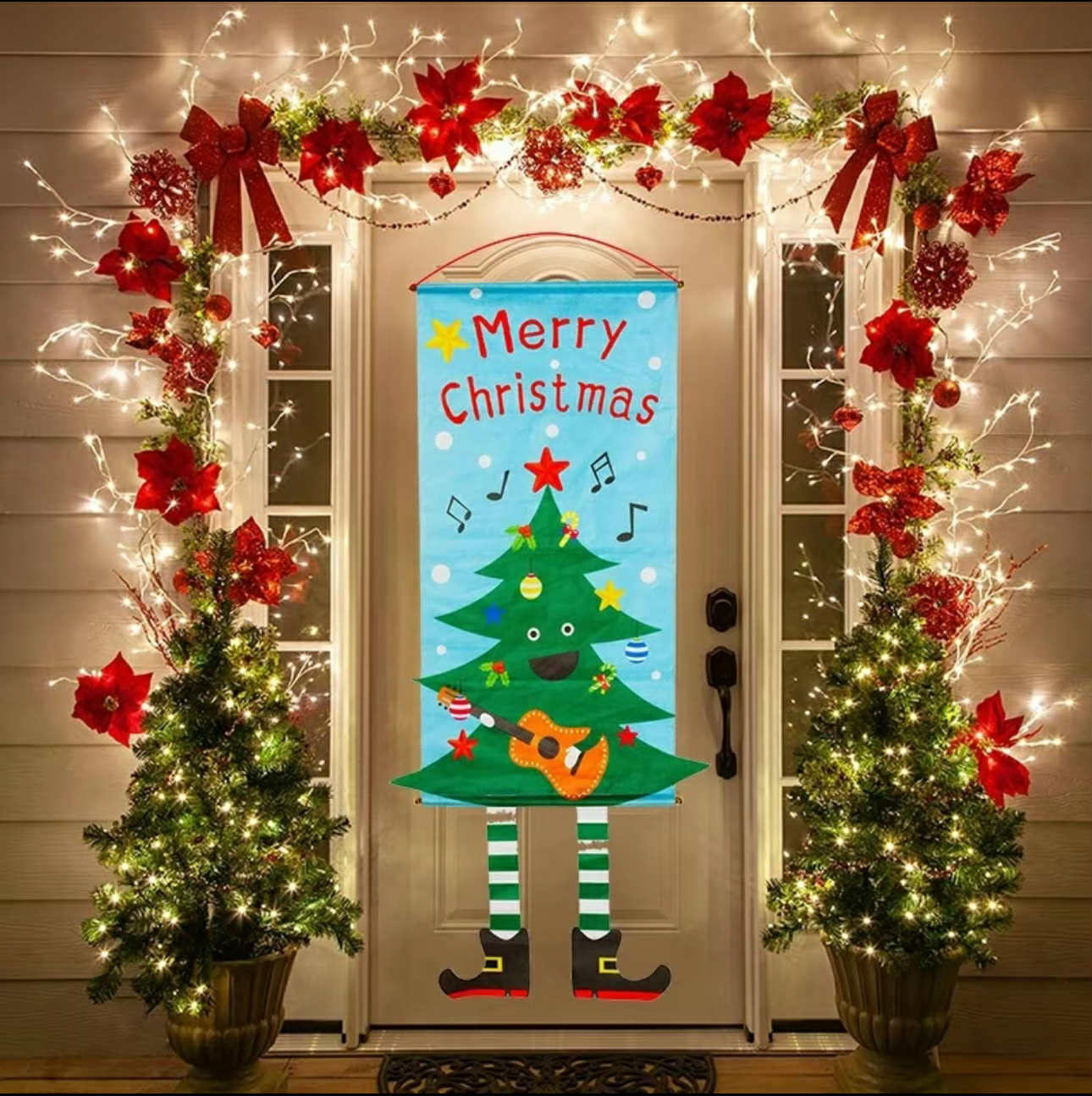 Christmas Hanging Flag/Banner - Christmas Decorations & Ornaments