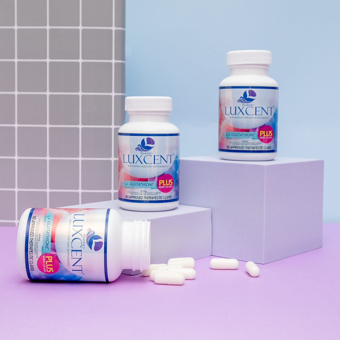 Authentic LUXCENT L-Glutathione PLUS Marine Collagen
