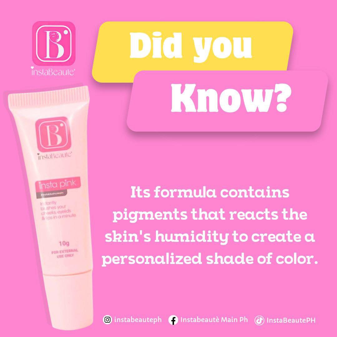 InstantPink Blush Cream by Insta Beaute