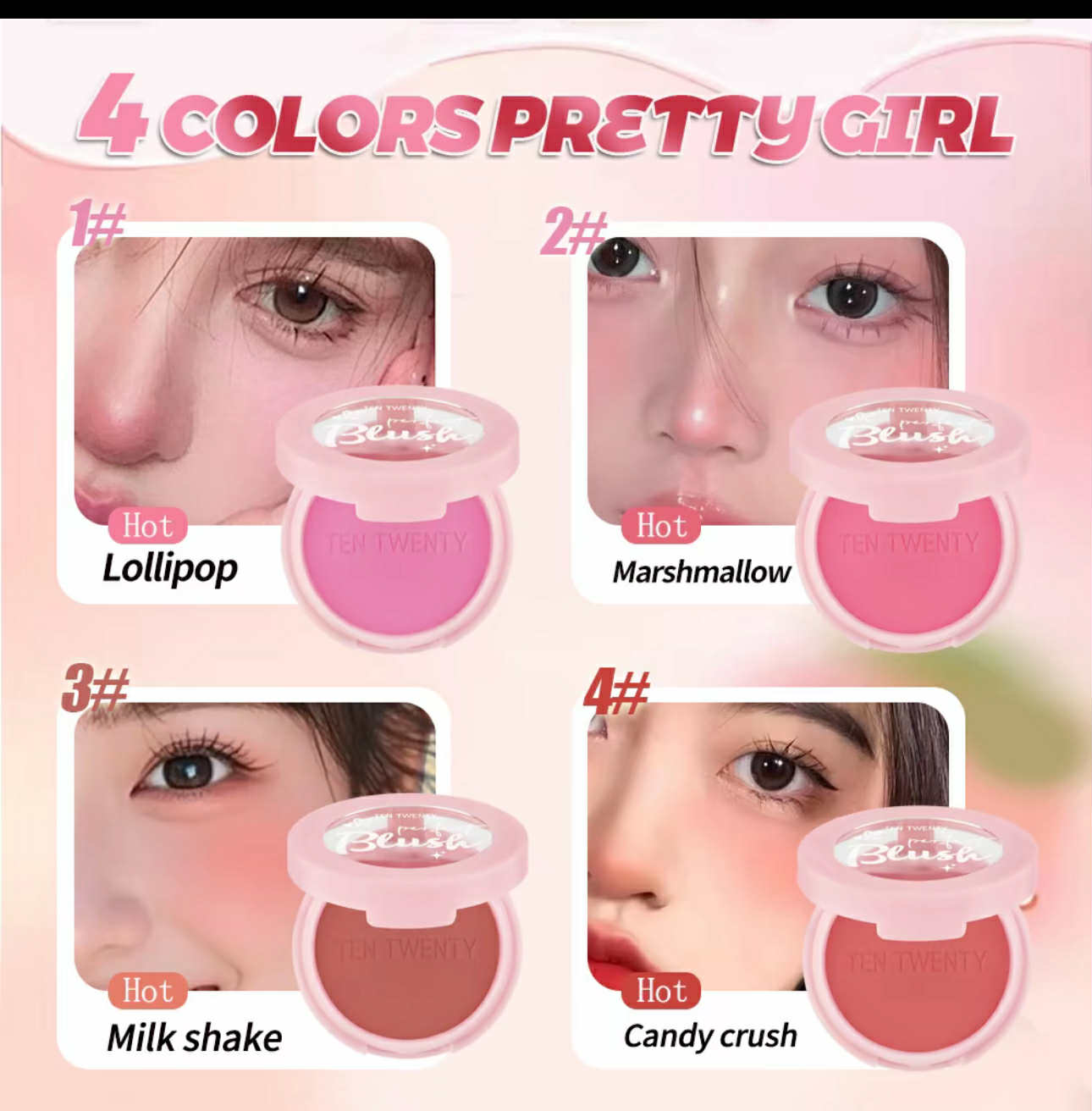 PERFECT BLUSH by Ten-Twenty 5g | Natural Pigmented Blush Powder
