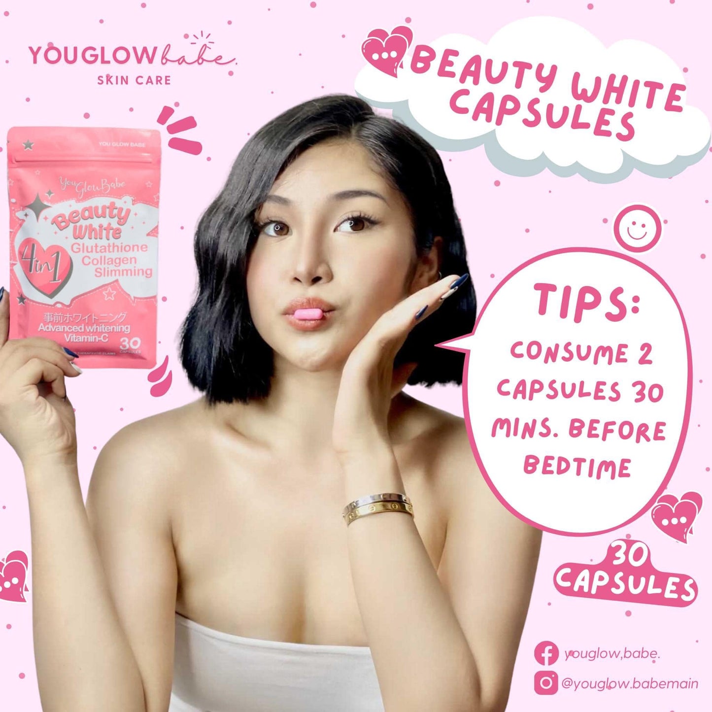 BEAUTY WHITE CAPSULE by You Glow Babe