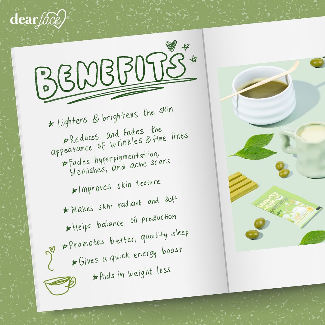 BEAUTY MILK COLLAGEN Drink MATCHA FLAVOR by Dear Face