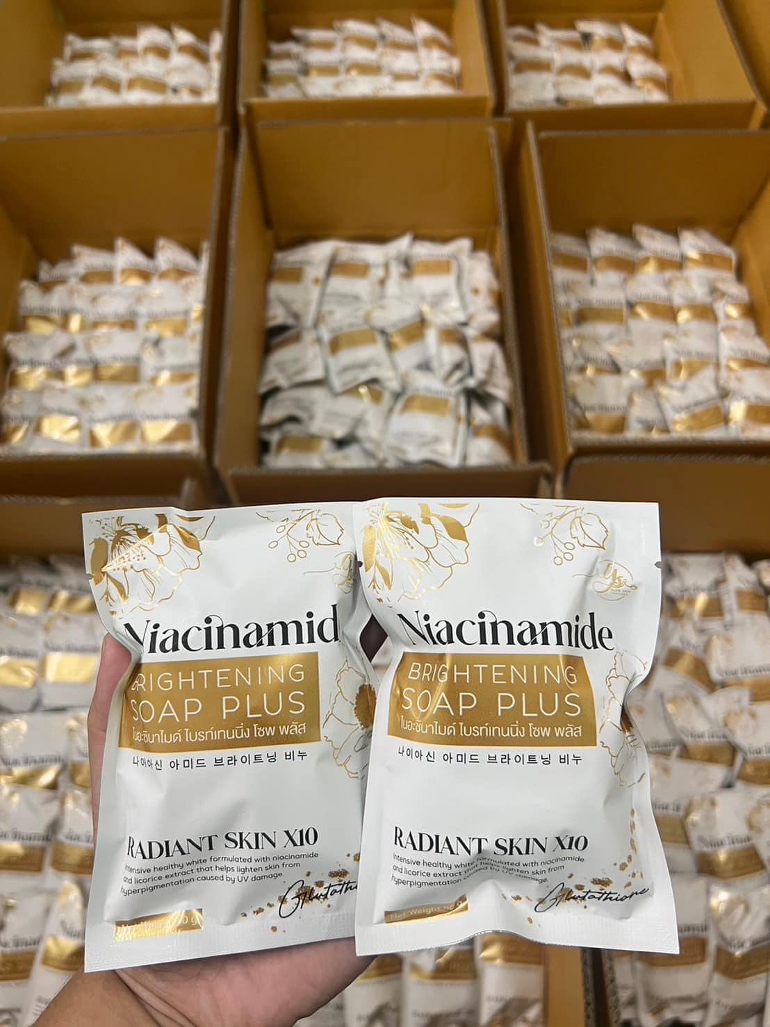 NIACINAMIDE BRIGHTENING SOAP PLUS Authentic from Thailand