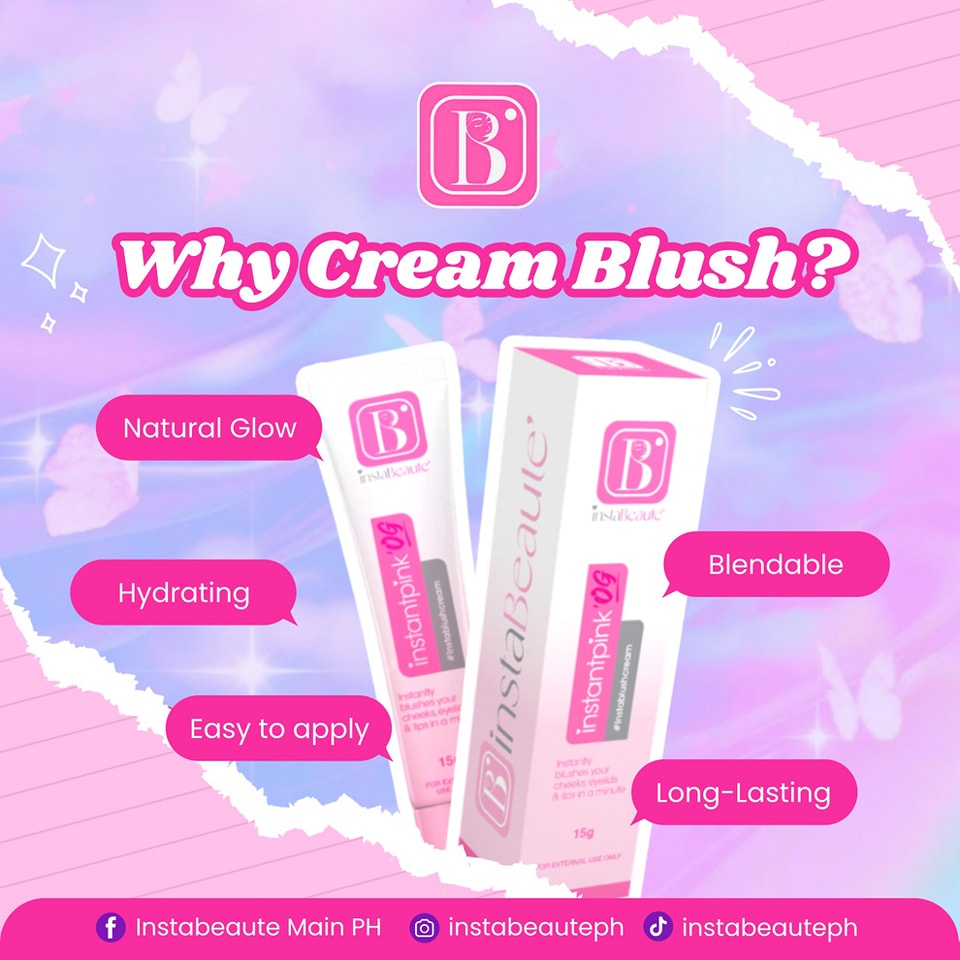 InstantPink Blush Cream by Insta Beaute