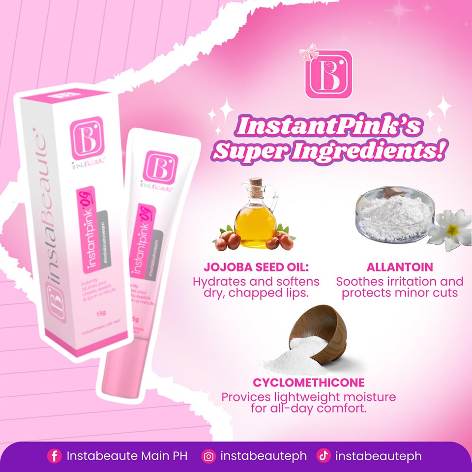 InstantPink Blush Cream by Insta Beaute