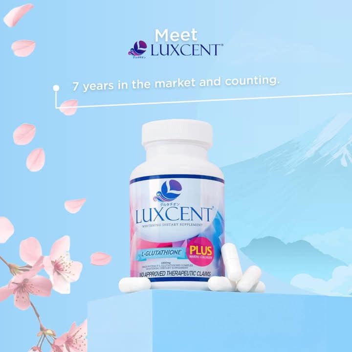 Authentic LUXCENT L-Glutathione PLUS Marine Collagen