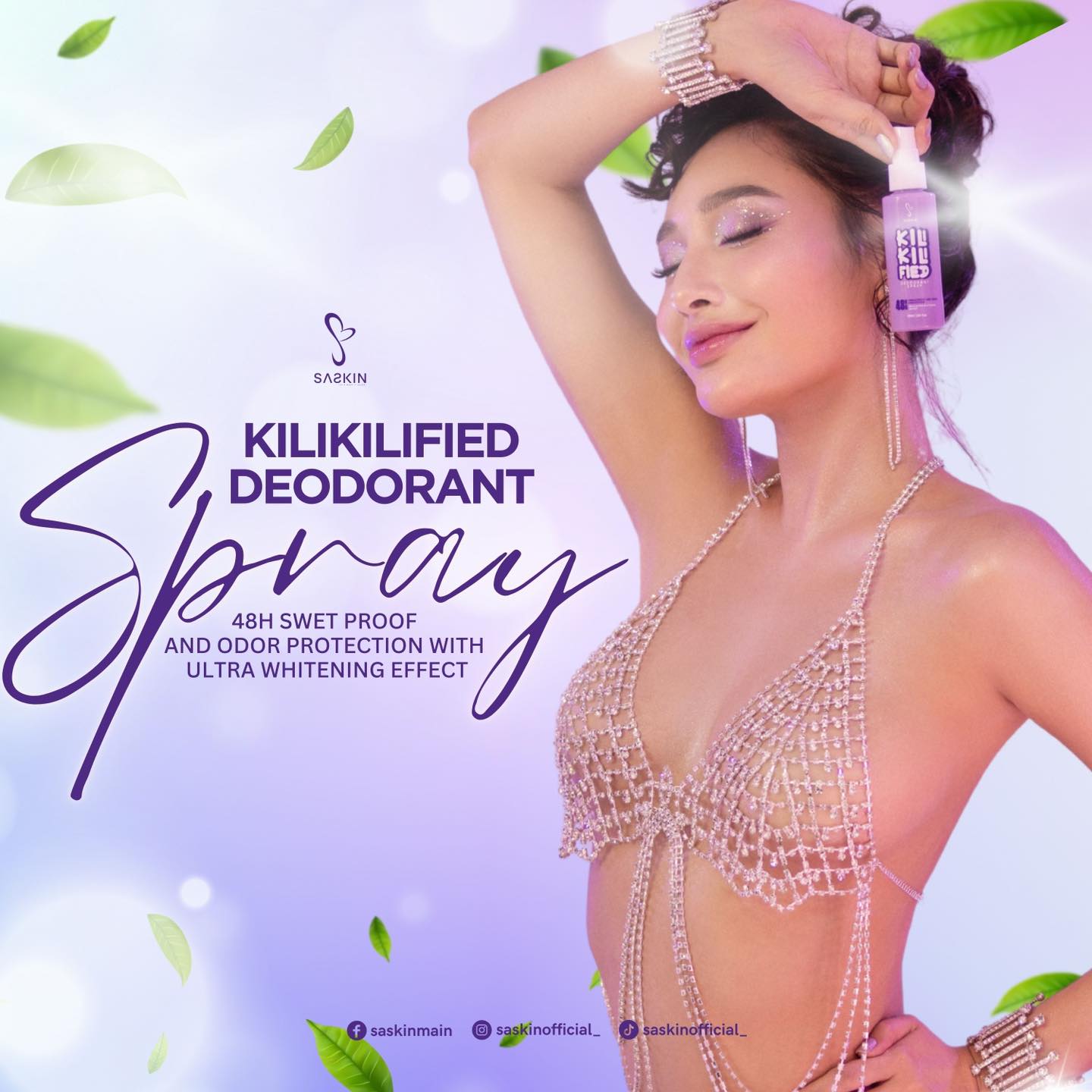 Kili Kili Fied Deo Spray 60ml By SASKIN
