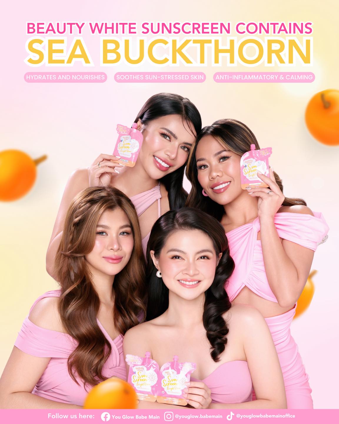 BEAUTY WHITE SUNSCREEN Bright Glow by You Glow Babe