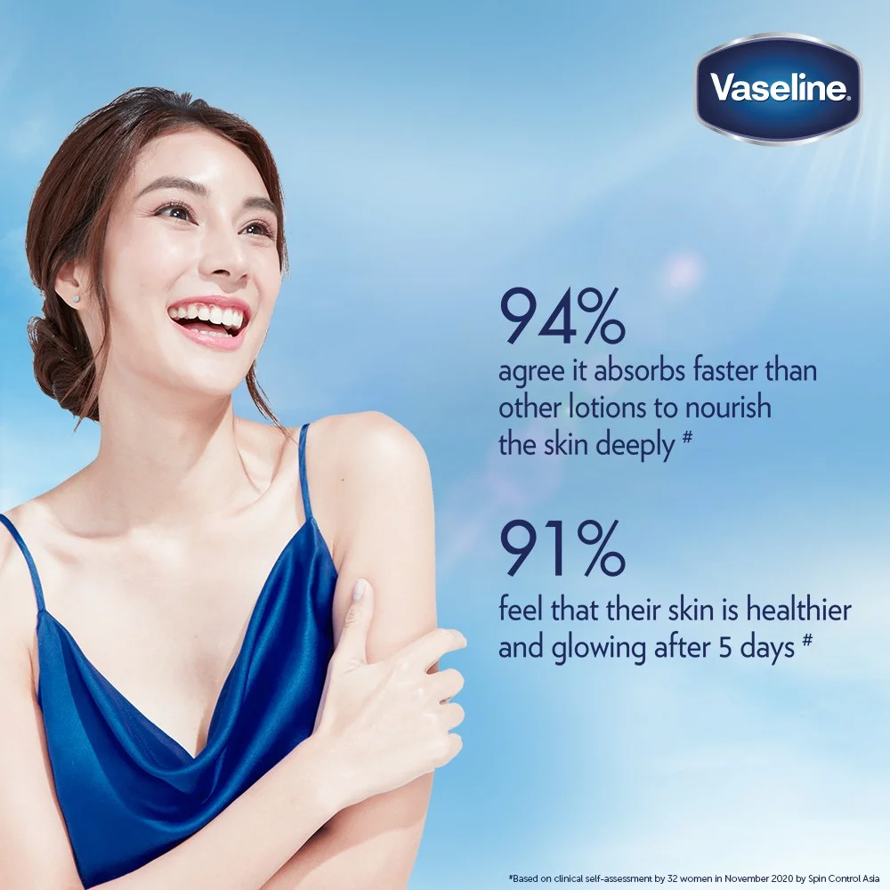 Vaseline Healthy Bright GLUTA-HYA Serum Burst Lotion 330ml AUTHENTIC from Thailand