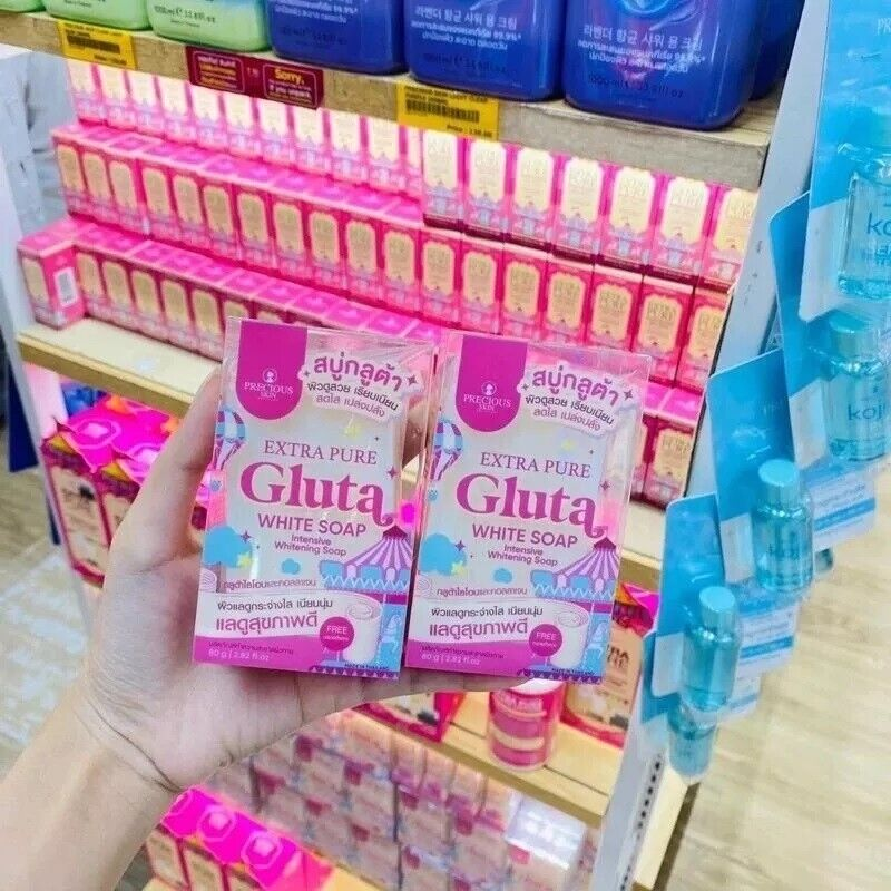 Extra Pure GLUTA WHITE SOAP 80g by Precious Skin AUTHENTIC from Thailand