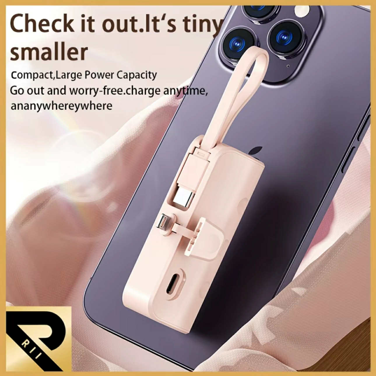 Mini Portable Power Bank 5000mAh