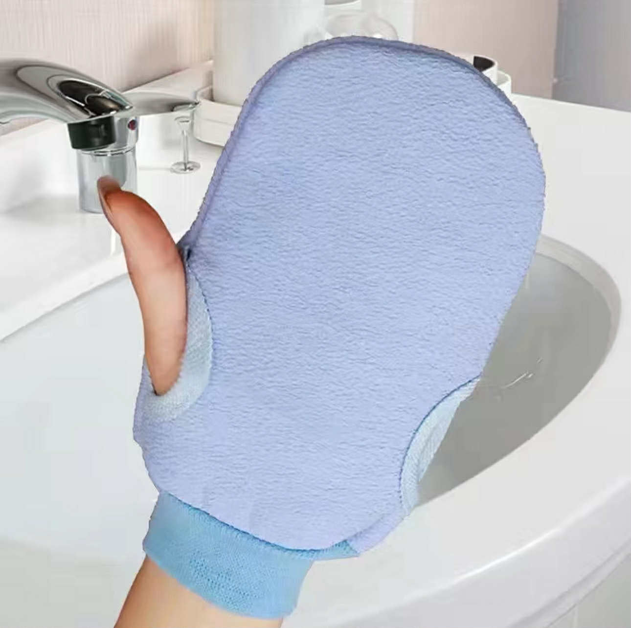 Korean Dead Skin Body Scrubber Glove | Skin Exfoliating Mitten Like