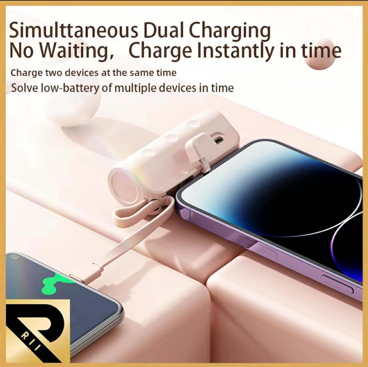 Mini Portable Power Bank 5000mAh