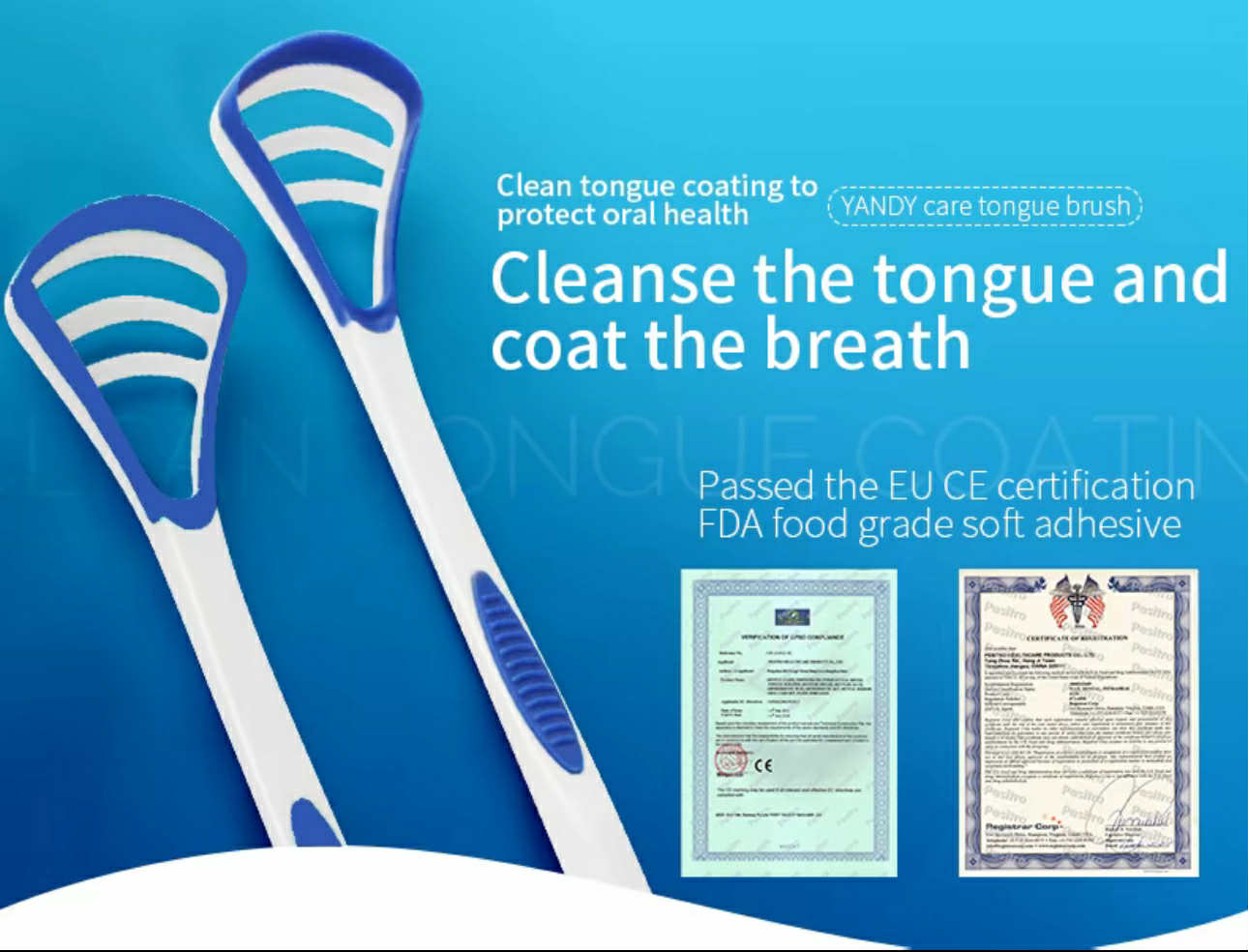 TONGUE CLEANER for Oral Care & Fresh Breath 3pcs for ONLY 199 pesos