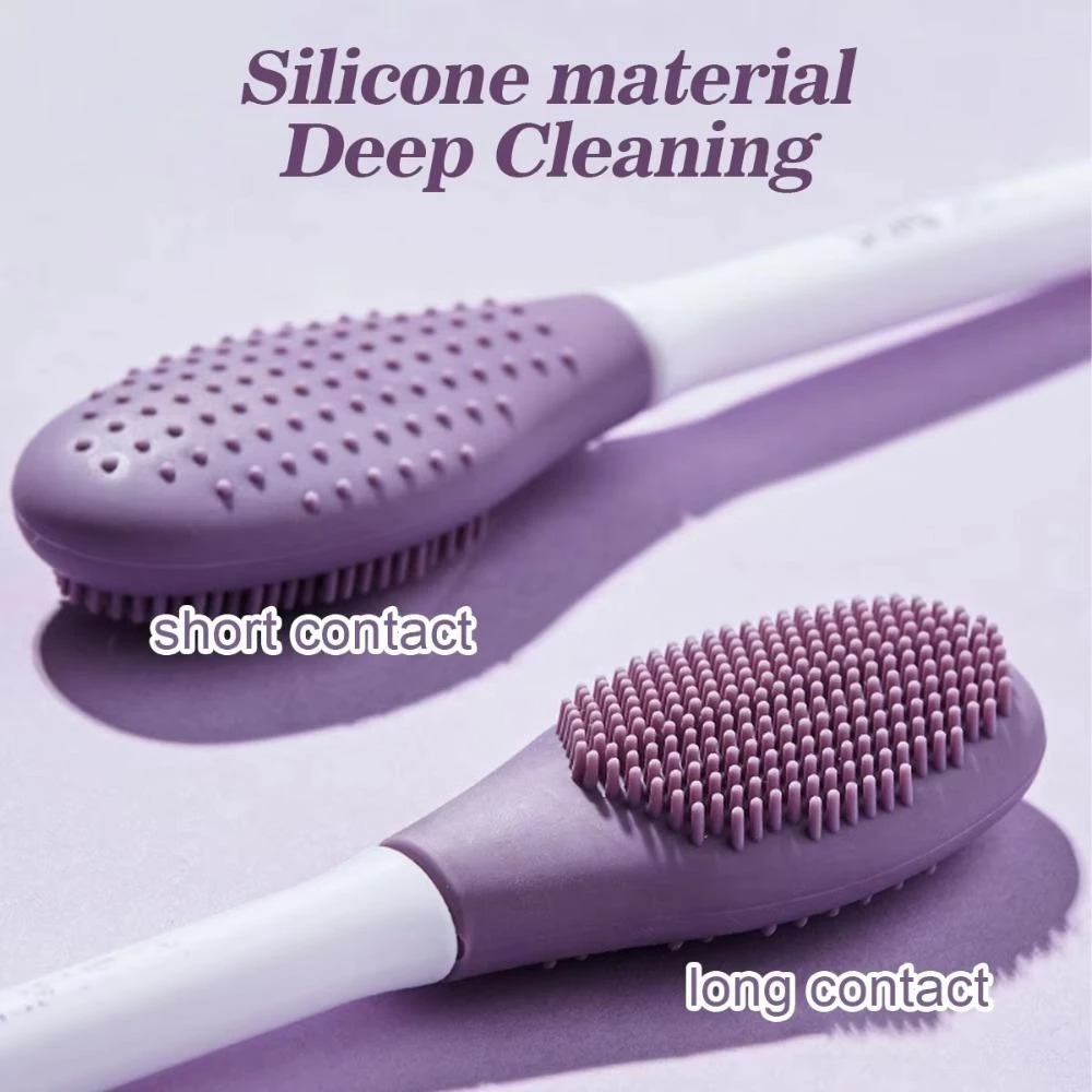 Double Head Silicon Facial Cleaning Mask & Brush