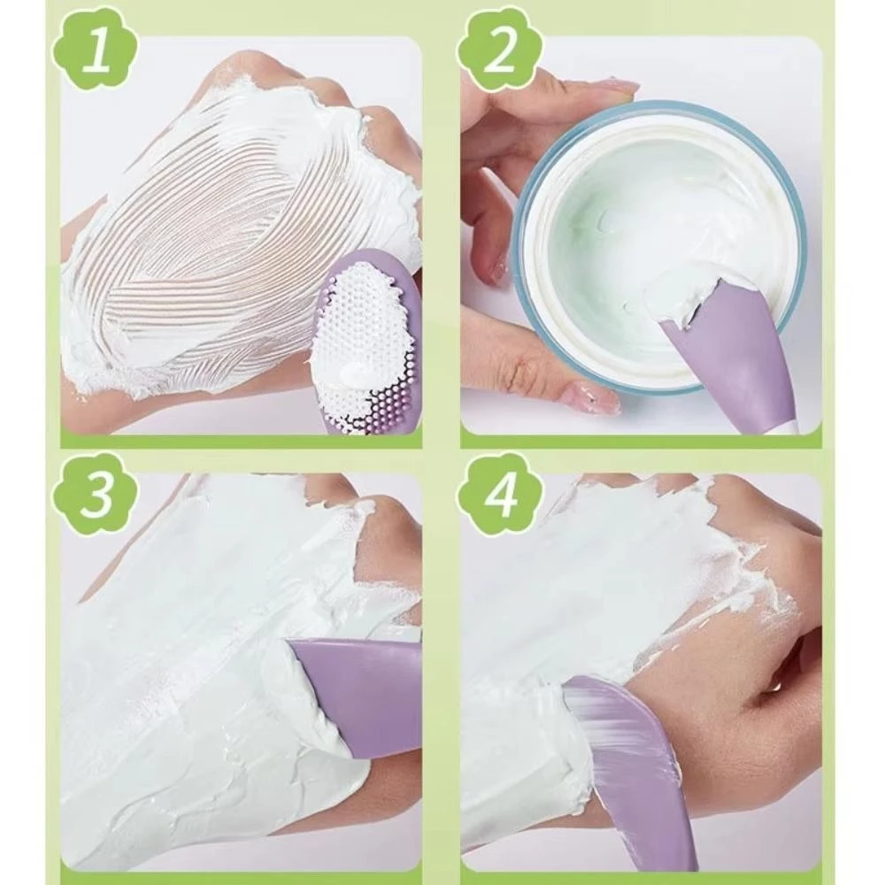 Double Head Silicon Facial Cleaning Mask & Brush