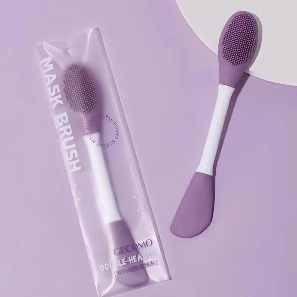 Double Head Silicon Facial Cleaning Mask & Brush