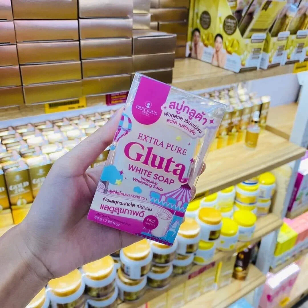 Extra Pure GLUTA WHITE SOAP 80g by Precious Skin AUTHENTIC from Thailand