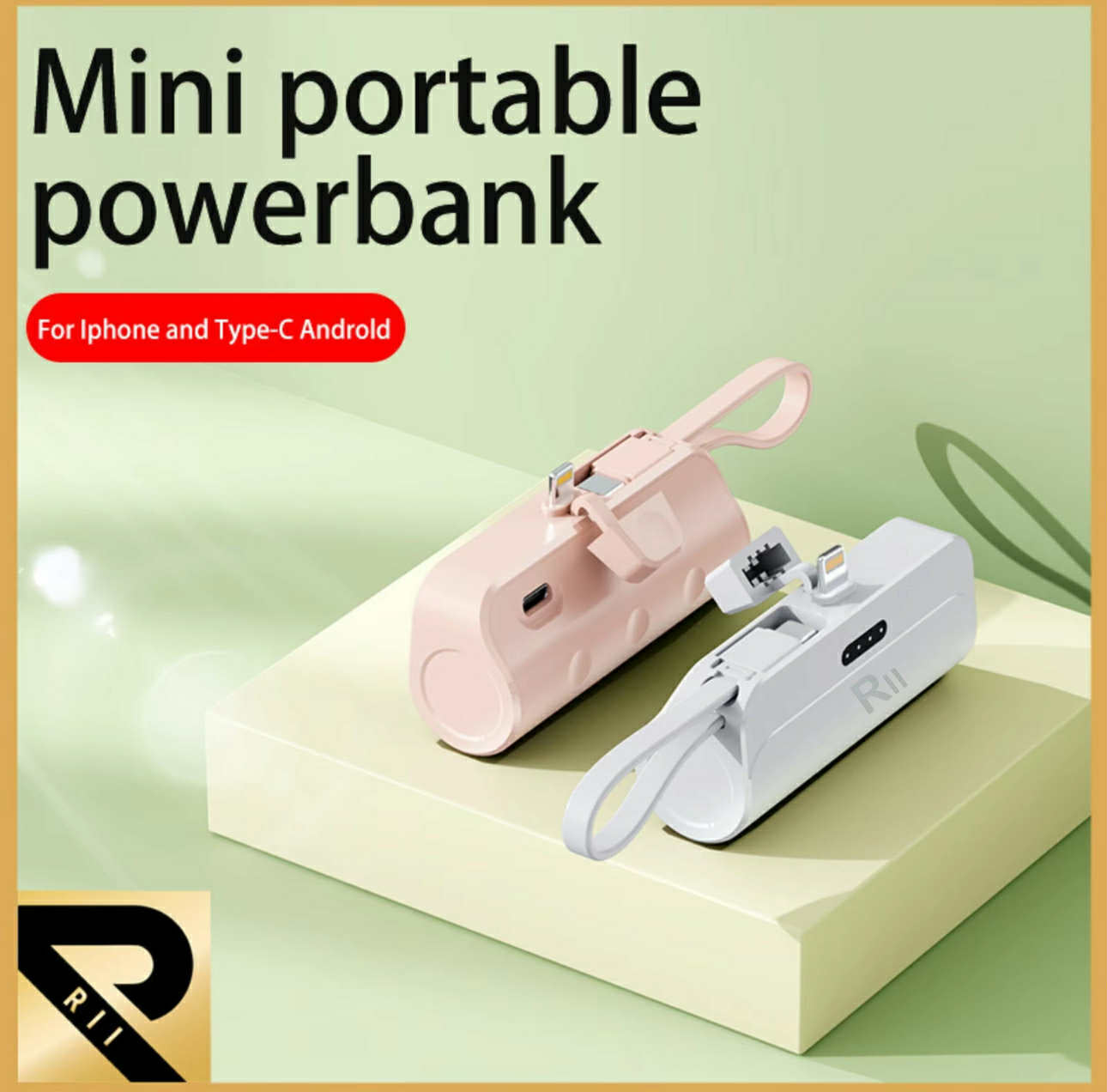 Mini Portable Power Bank 5000mAh