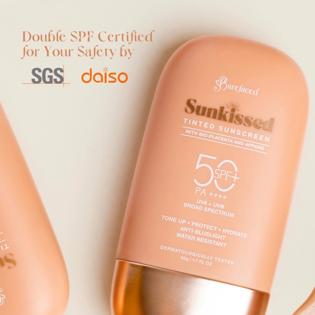 Sunkissed Tinted Sunscreen 50g by Barefaced