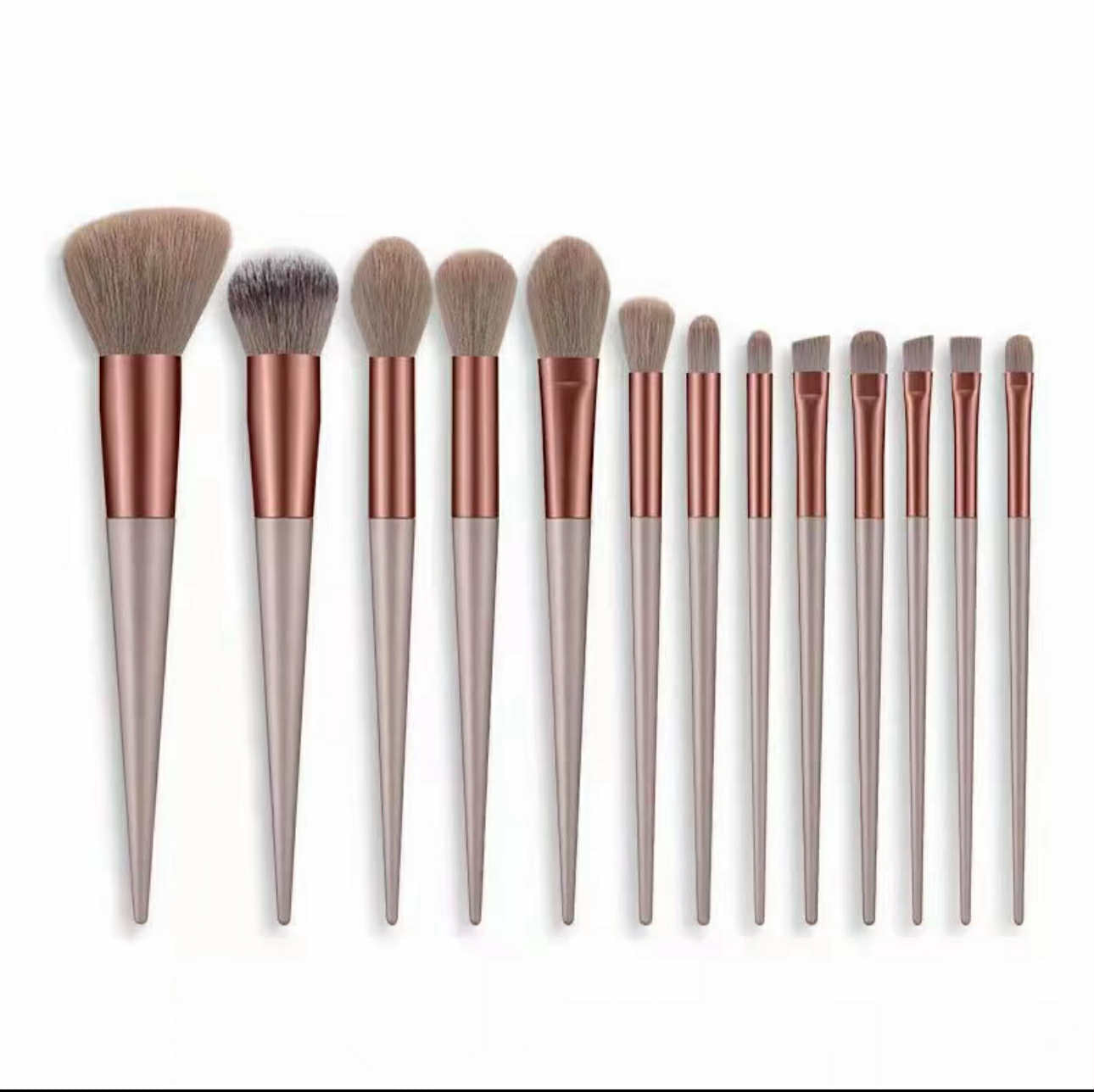 13pcs MakeUp/Cosmetic Brush Set | Beauty Cosmetic Brushes w/ Soft Fur