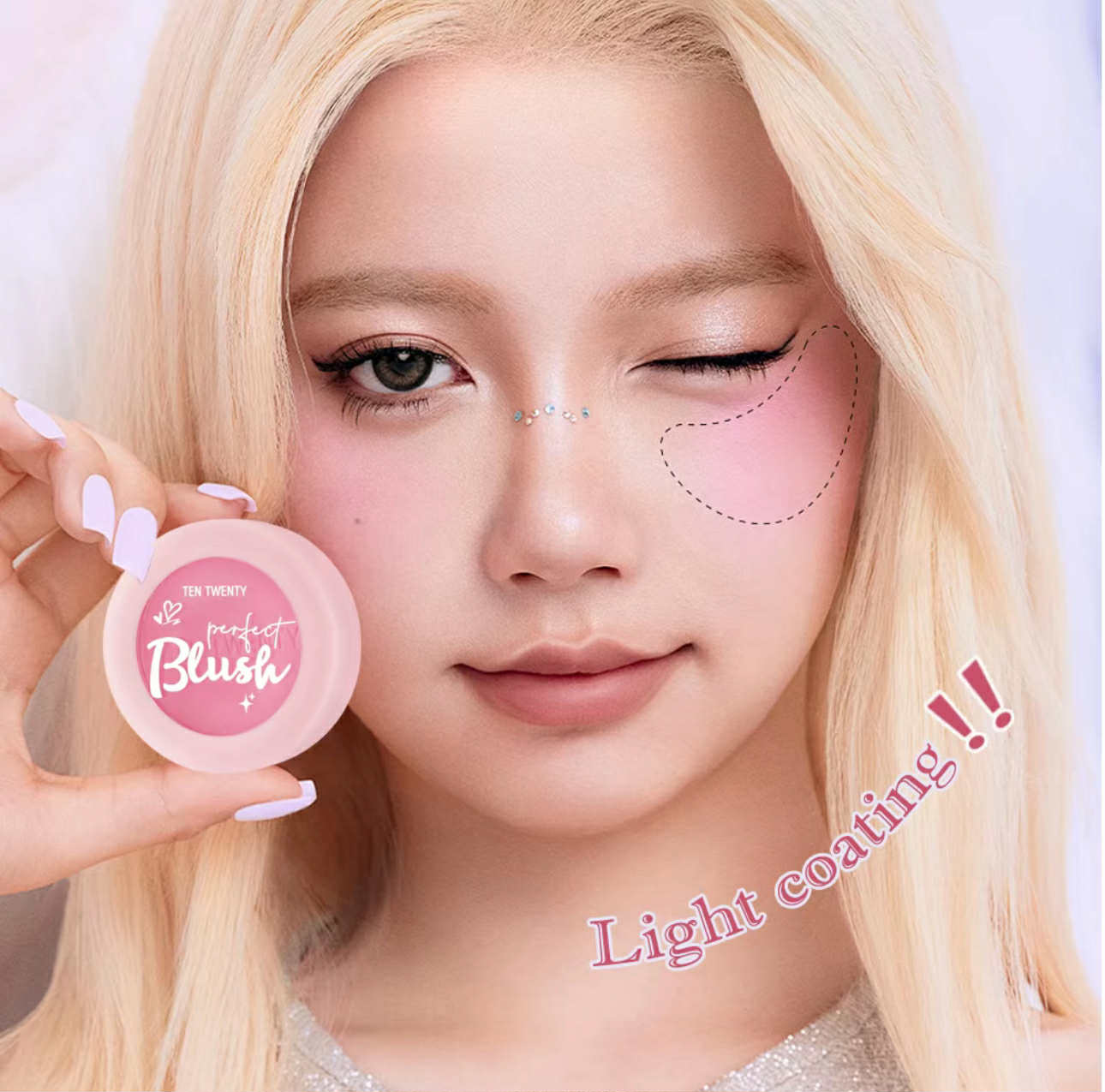 PERFECT BLUSH by Ten-Twenty 5g | Natural Pigmented Blush Powder
