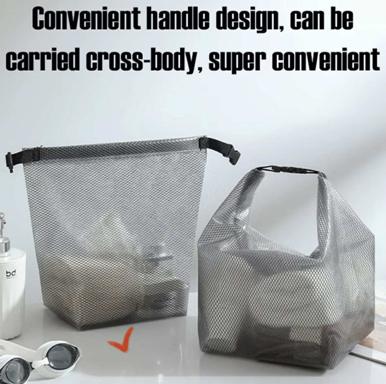 TRENDING Waterproof Tote Bag w/ HIGH QUALITY | Transparent Storage Bag