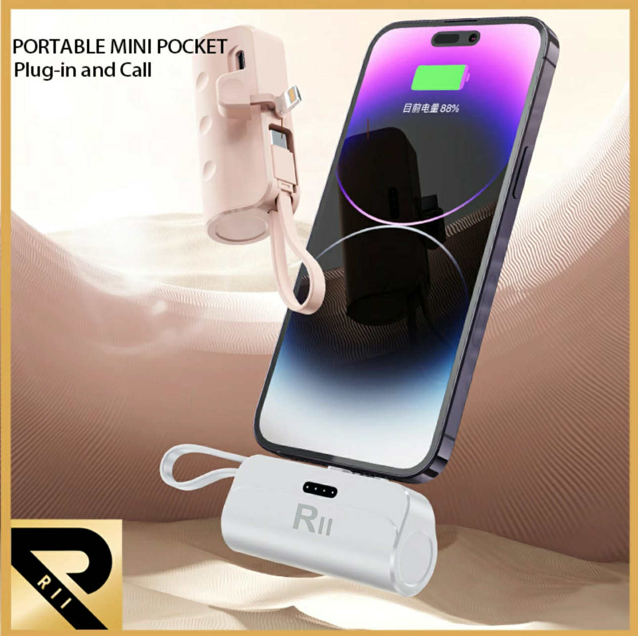 Mini Portable Power Bank 5000mAh