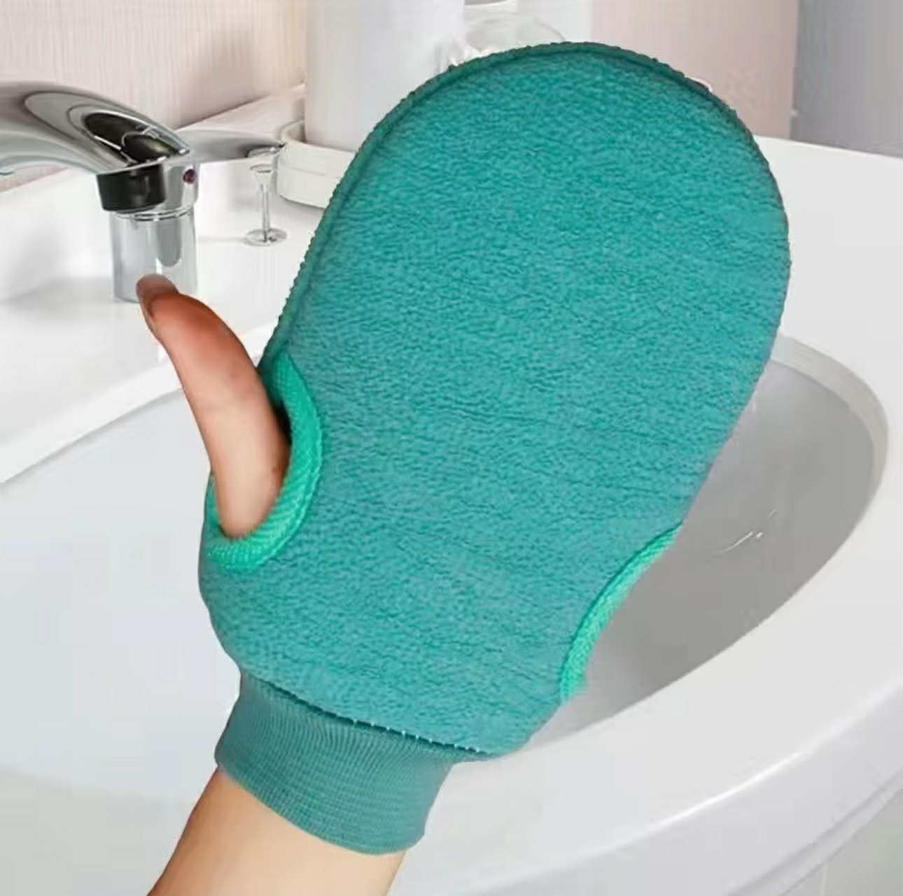 Korean Dead Skin Body Scrubber Glove | Skin Exfoliating Mitten Like