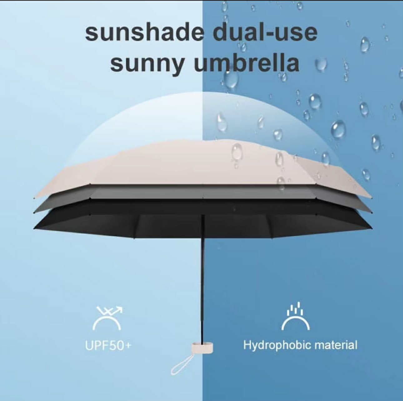 Mini Pocket Umbrella w/ Hard Case
