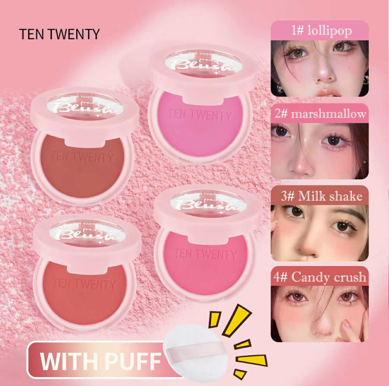 PERFECT BLUSH by Ten-Twenty 5g | Natural Pigmented Blush Powder