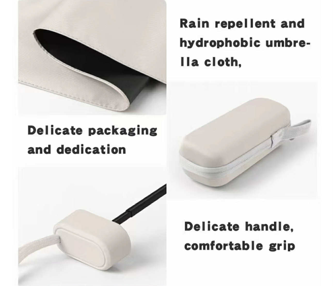 Mini Pocket Umbrella w/ Hard Case