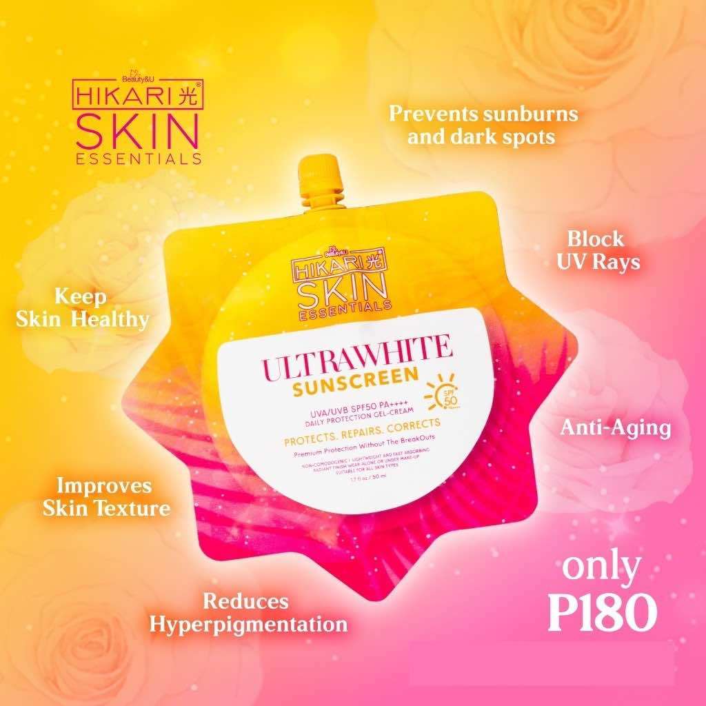 ULTRA WHITE SUNSCREEN by Hikari Skin Essentials | 50ml