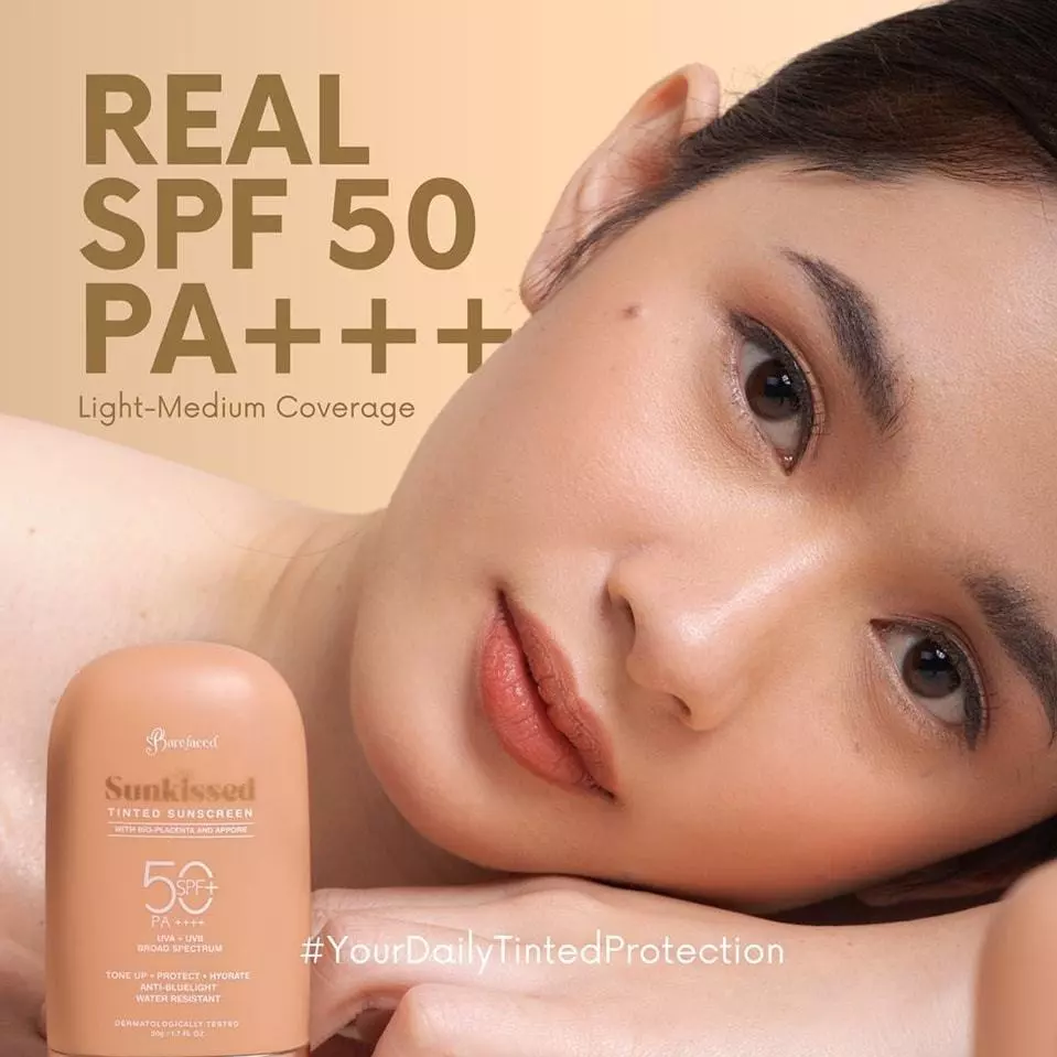 Sunkissed Tinted Sunscreen 50g by Barefaced