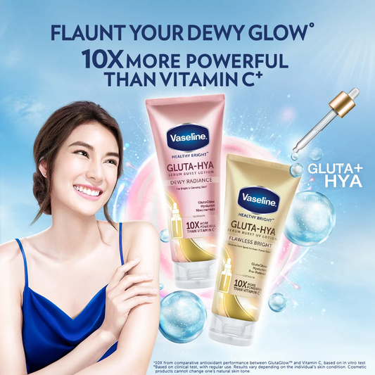 Vaseline Healthy Bright GLUTA-HYA Serum Burst Lotion 330ml AUTHENTIC from Thailand