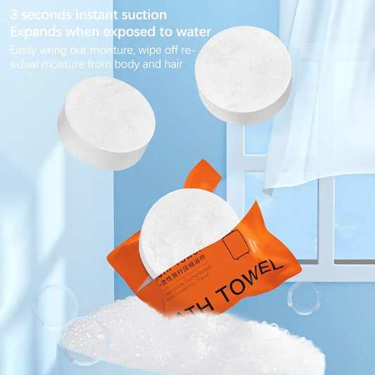 Compressed Absorbent Bath Towel  3 for 189