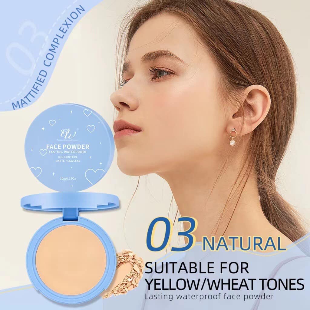 DW Face Powder Matte Flawless Lasting Oil Control Lightweight