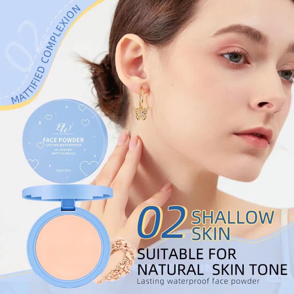 DW Face Powder Matte Flawless Lasting Oil Control Lightweight