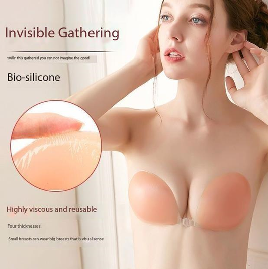 Reusable Strapless Silicon Push-up Bra