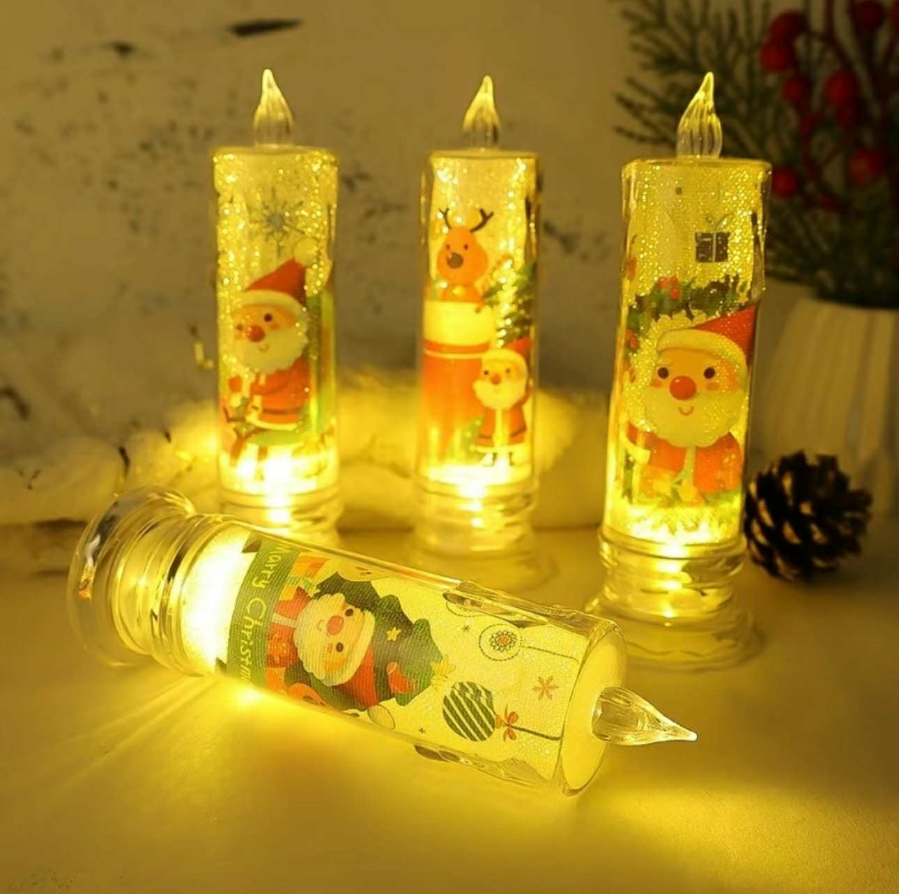 BUY 1 TAKE 1 Christmas Electronic Candle Light | LED Candle Light Decoration