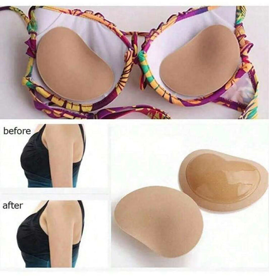 Push-up Bra Pads Insert w/ Adhesive