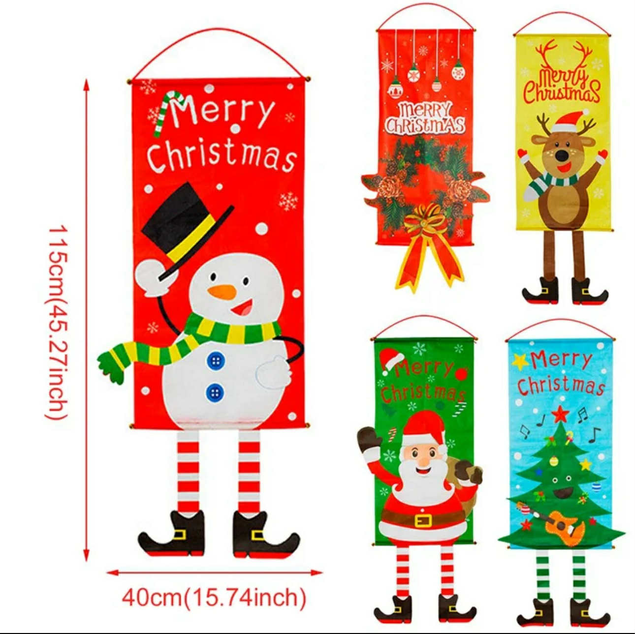 Christmas Hanging Flag/Banner - Christmas Decorations & Ornaments
