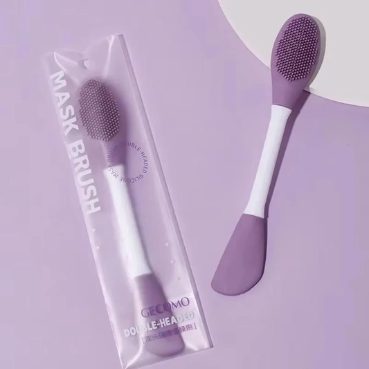 Double Head Silicon Facial Cleaning Mask & Brush