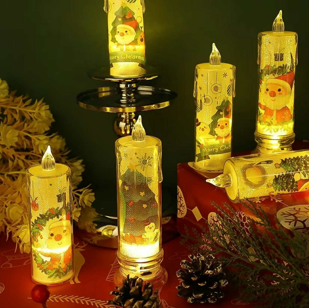 BUY 1 TAKE 1 Christmas Electronic Candle Light | LED Candle Light Decoration