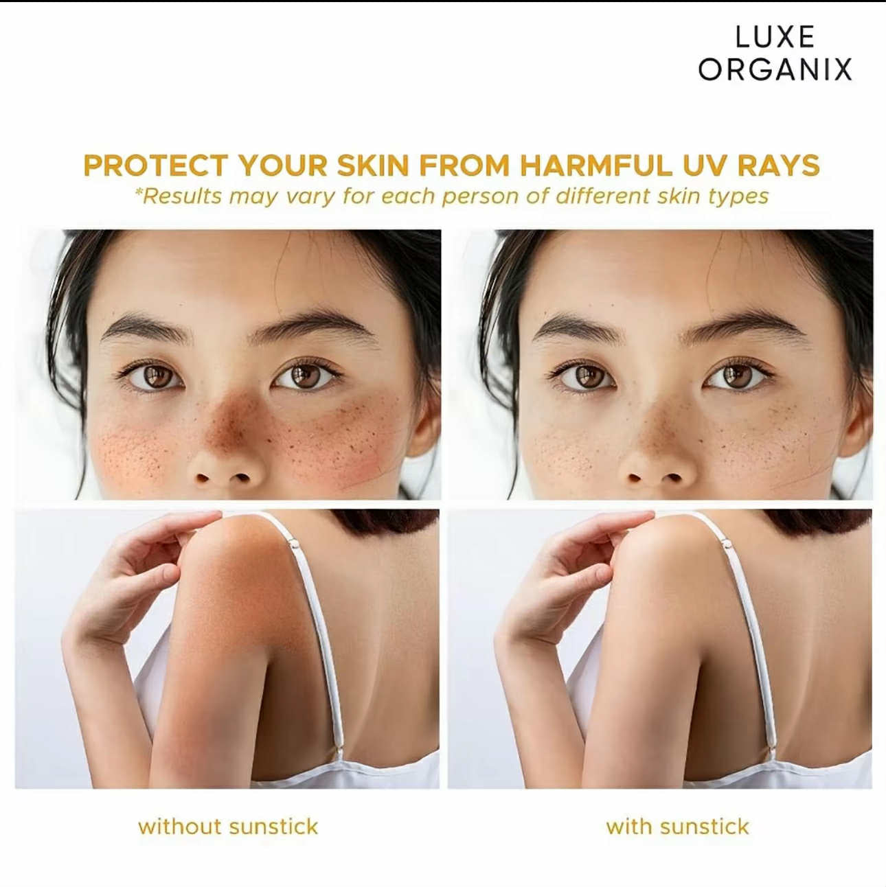 ZERO SHINE Invisible Sunscreen Daily Sun Stick w/ SPF 100 PA++++ by Luxe Organix