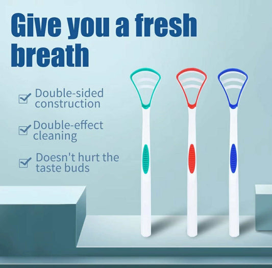 TONGUE CLEANER for Oral Care & Fresh Breath   3pcs for ONLY  199 pesos
