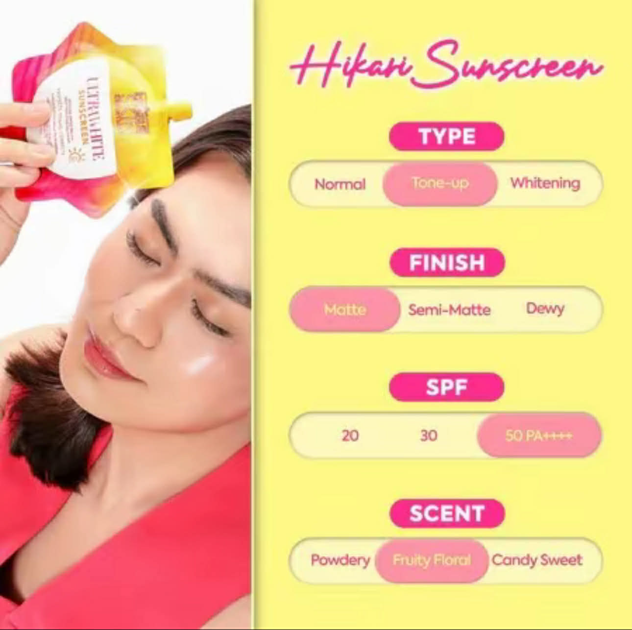 ULTRA FRESH SUNSCREEN by Hikari Skin Essentials | 50ml