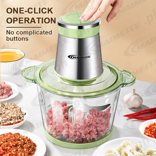 Maimeite Meat Grinder | Multifunctional Food Processor | 2-Speed Adjustment Food Mixer Electric Grinder in 3L and 4L