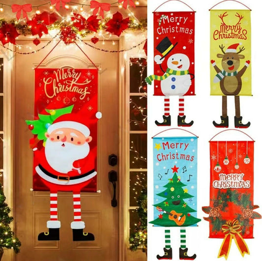 Christmas Hanging Flag/Banner - Christmas Decorations & Ornaments